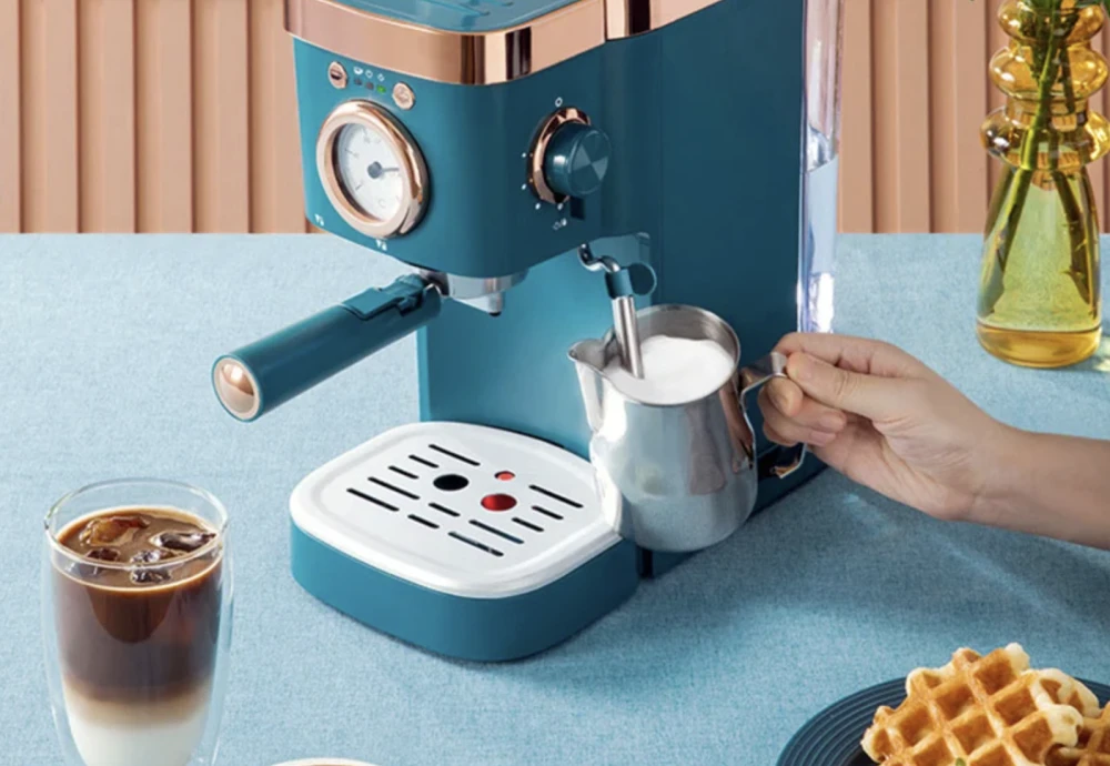 espresso machine with cold milk frother